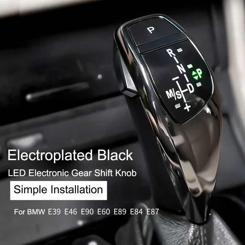 

Подходит для BMW 1 серии 3, серии 5 серии Z4/X1, светодиодная электронная ручка передачи E90/E46/E60/E89/E84/E87, ручка