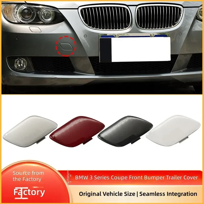 For BMW 3 Series E92 E93 Coupe Front Bumper Tow Hook Cover Trim 51117187956