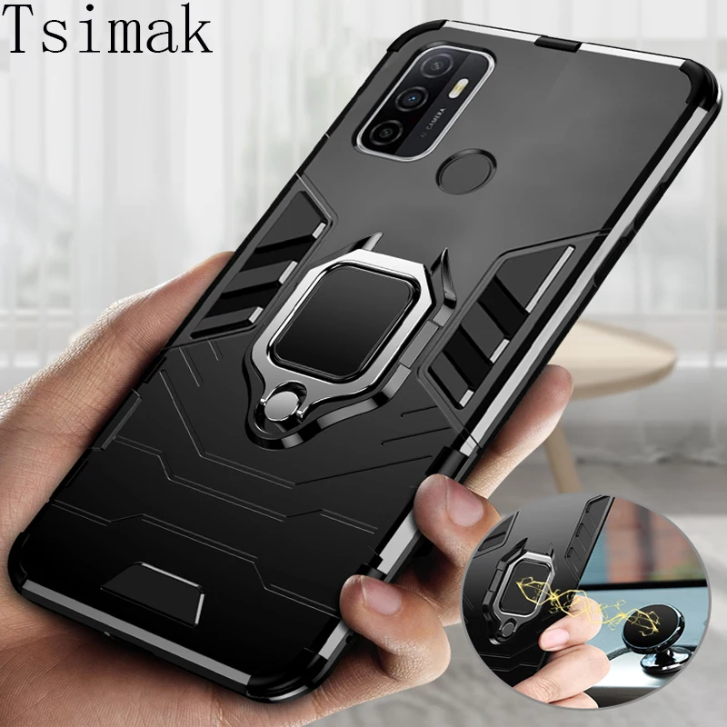 Armor Case For OPPO A52 A72 A92 A32 A33 A53 A73 A93 A54 A74 A94 A95 A96 4G 5G Back Cover for Realme C35 9i 9 Pro Plus Phone Case