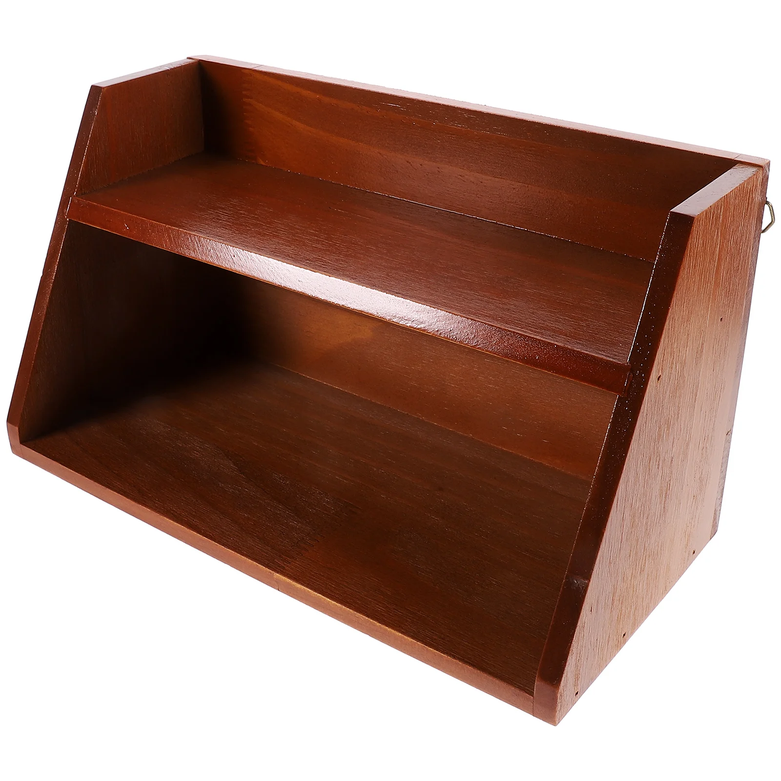 

2 Tier Wooden Spice Rack Organizer Kitchen Cabinet Retro Seasoning Shelf Condiment Holder Space Saving Storage Rack