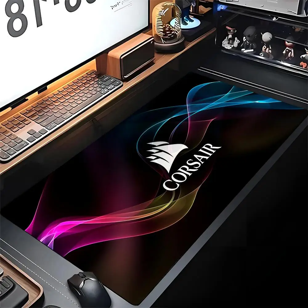 

CORSAIR Mouse Pad Edge Big Gaming Locking Computer Gamer Large Cute Rubber Art Mousepad Laptop Desk Mat