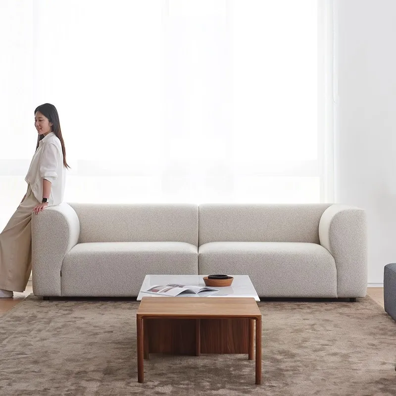 

Modern minimalist blended petal sofa New Nordic design living room sofa