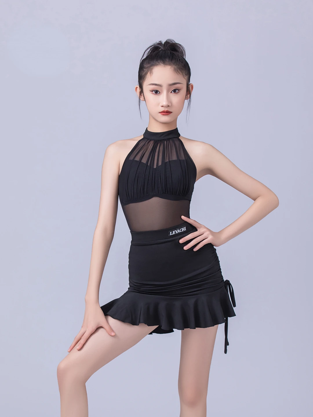 New Rumba Tango Samba Dress Girls Kids Latin Dance Dress Girls Dance Practice Outfit Latin Dance Dress Long Sleeve Competition