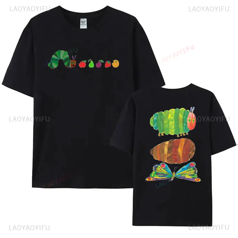 Hungry Caterpillar T-shirt Eat The Rich Graphic T Shirts Very Hungry Caterpillar Shirt Bookish Fan Gift Tees Activist Y2k Tops