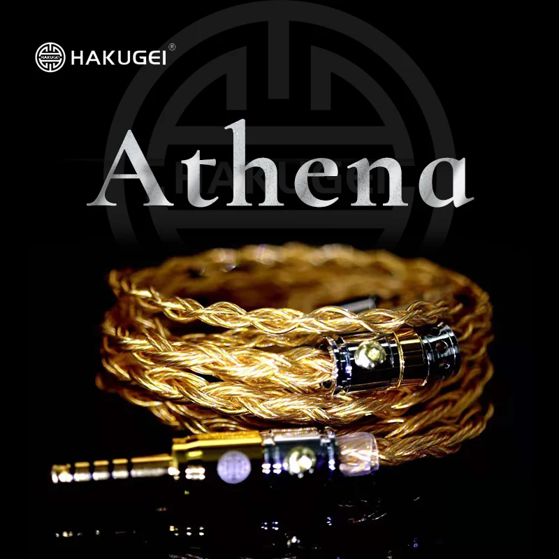 HAKUGEI Athena.ทองเงินทองแดงผสม Hybrid DIY. 4.4 3.5 2.5 0.78 MMCX