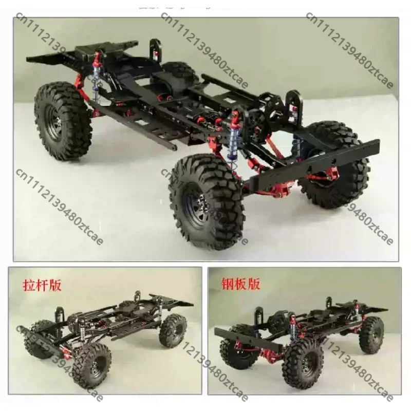 RC Off‑Road Crawler Open‑able Door Car Body Shell, 2nd Generation Simulation Body Shell for RC Model Metal Chassis Modification