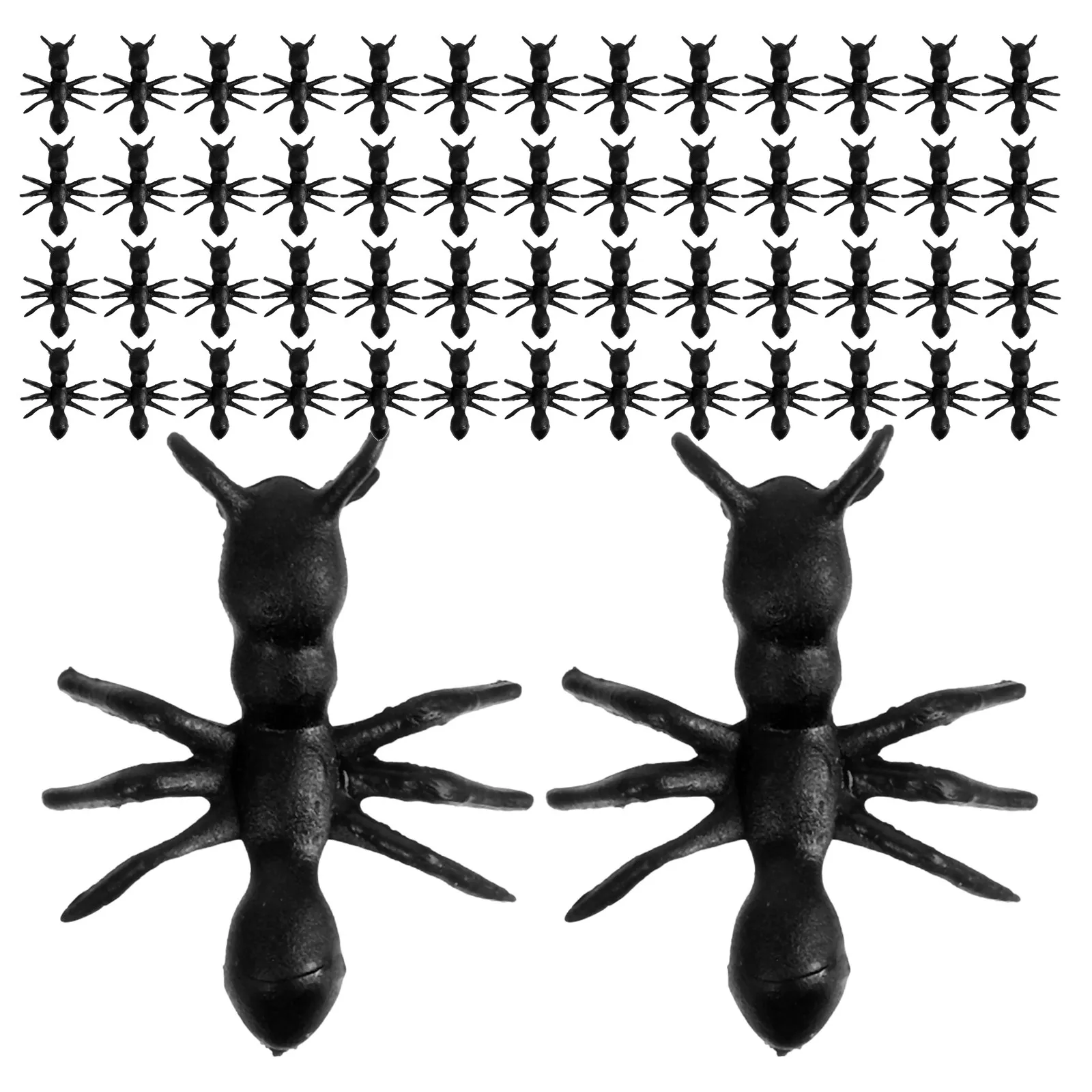 

500Pcs Realistic Black PVC Ants Prank Props Lifelike Simulation Bugs for Halloween Party Favors Decorations Outdoor Indoor