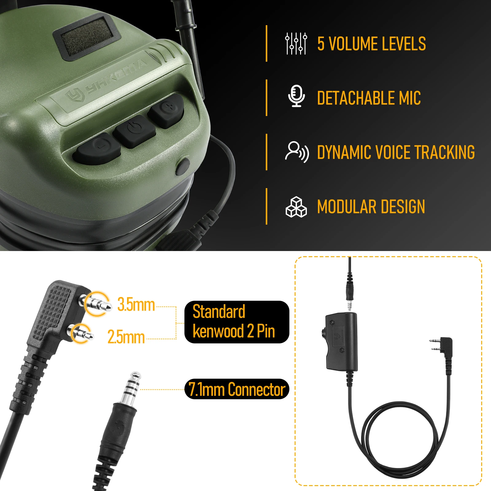 Tactical Headphones Helmet Com - Shooting Ear Muff review and price