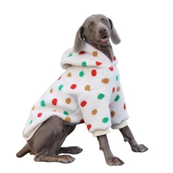 Large Dog Clothes Winter Big Dog Coat Hoodie Poodle Schnauzer Border Collie Husky Samoyed Labrador Golden Retriever Clothing