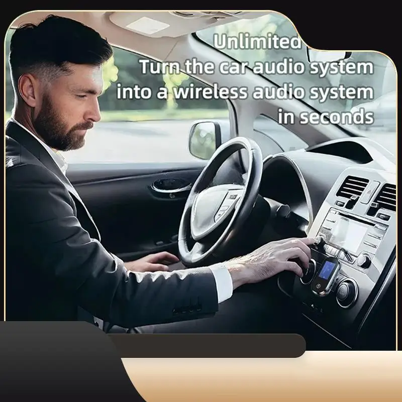 

Bluetooth 5.3 Transmitter Receiver 3.5Mm AUX Jack Wireless Adapter Screen Stereo For TV PC Headphone Car Music-T44C