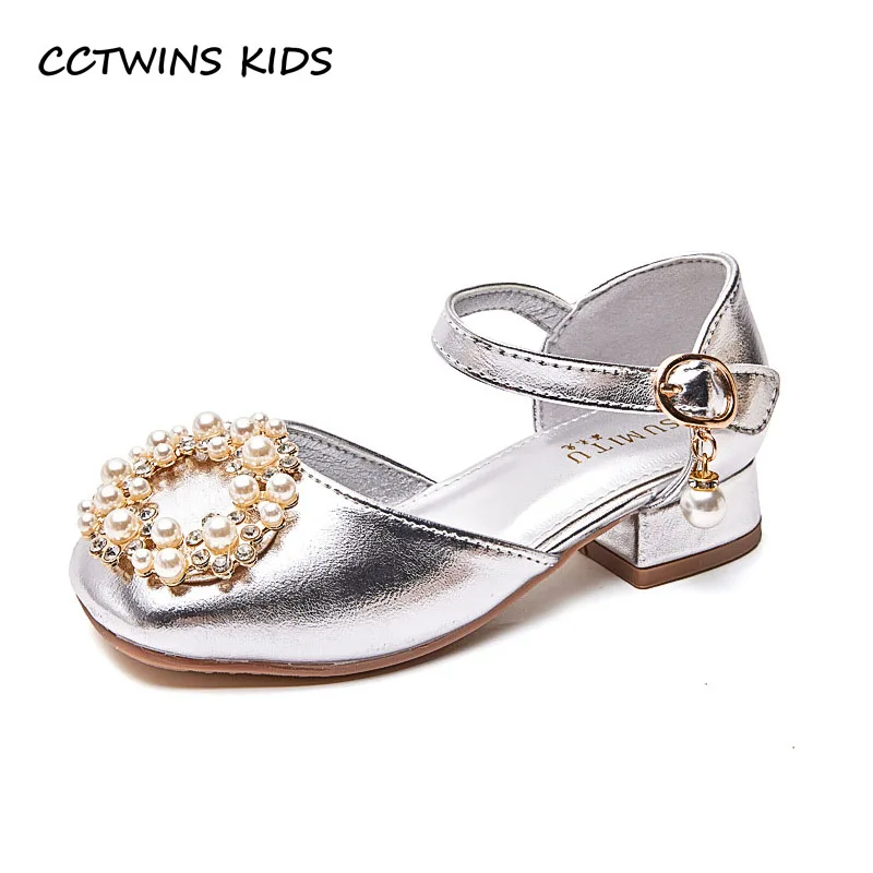 

Girls Shoes Autumn Toddler Kids Fashion Mary Jane Dress Party Ballet Flats Children Brand Sandals Patent Pearls Heel Soft Sole