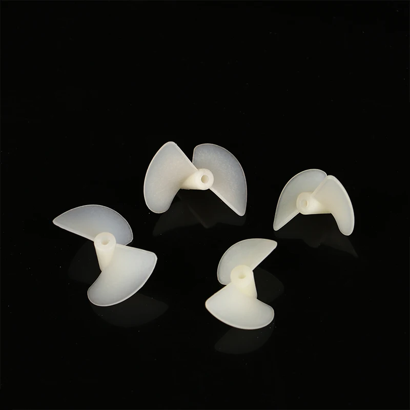 1 Pairs D22mm/26mm CW/CCW Electric Nylon Prop Screw DIY White Two Leaf Propellers For Rc Boats Models 2mm Shaft