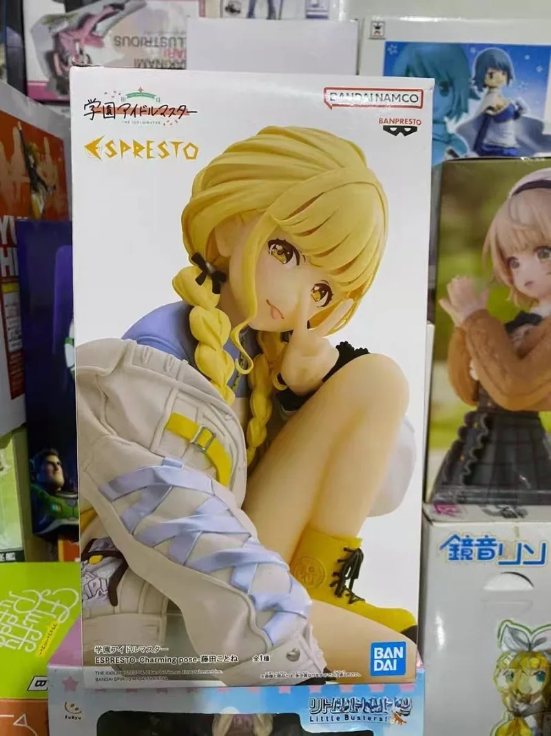 Figura Decorativa de Escritorio de Bandai The Idolm@ster: Kotone Fujita, Temari Tsukimura, Yukoku Kiriko, Rinami Himesaki, Hanami Saki