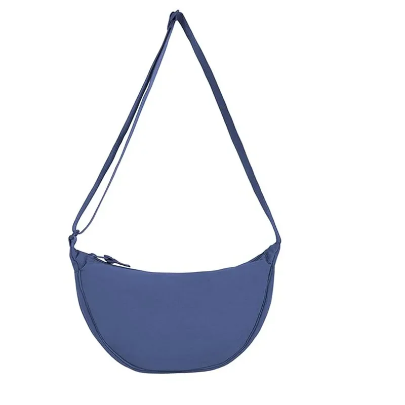 Bolso cruzado con bandolera para hombre y mujer, bolsa de media luna, Bolso pequeño de moda, bolso de mano informal, TW14