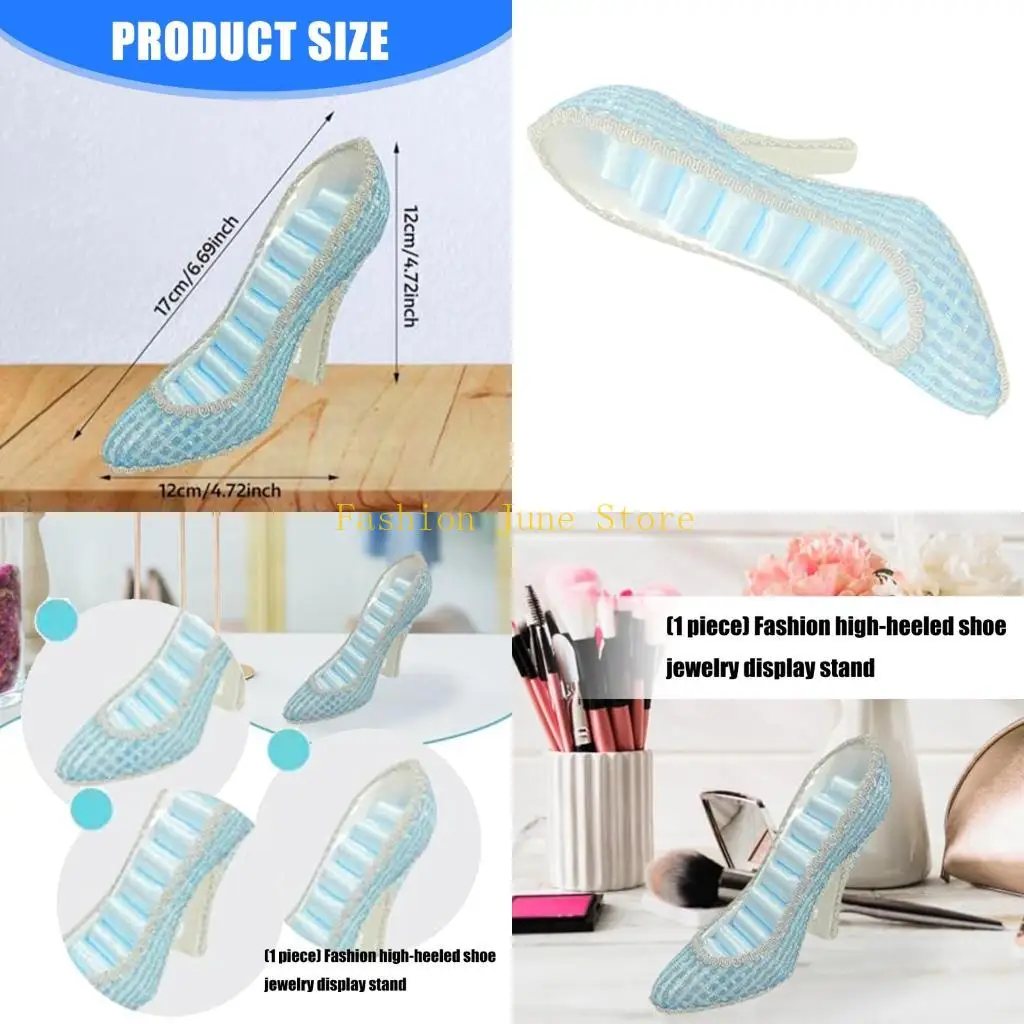 

N5KA Practical Resin Jewelry Stand For Necklaces Earrings Compact Storage Organiser Perfect For Stores And Homes