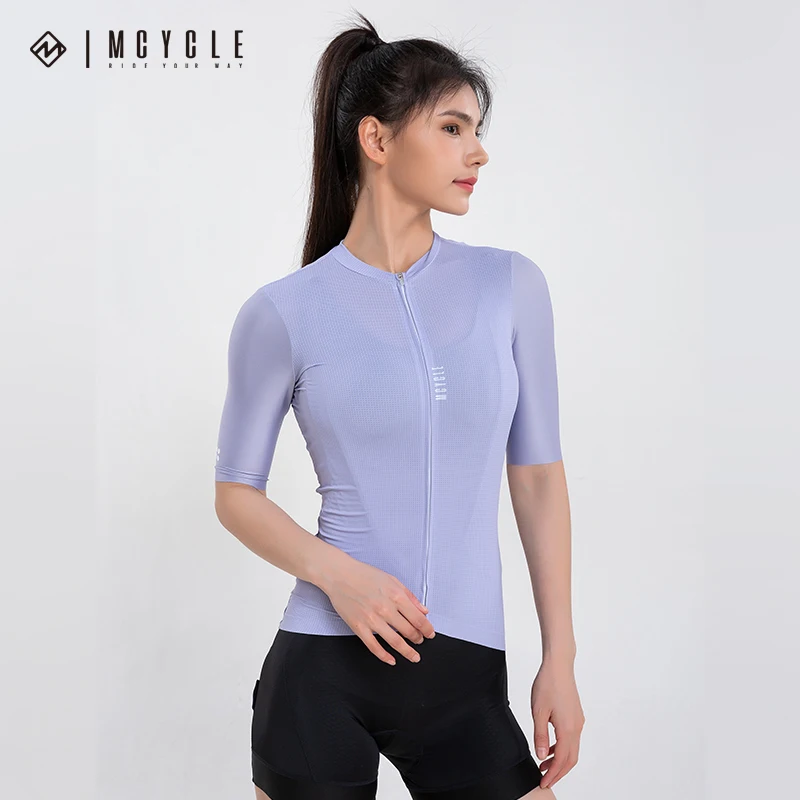 

Mcycle Wholesale Cycling Wear Clothing Female Apparel Breathable Bike Jersey Biking Shirts Short Sleeve Cycling Jersey Women