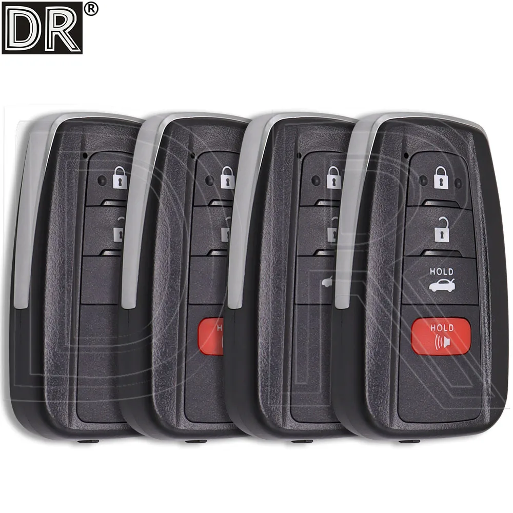 

Great Replacement Car Remote Key Smart Card Shell Case For Toyota Corolla Prius Camry C-HR CHR Prado AVALON RAV4 Highlander