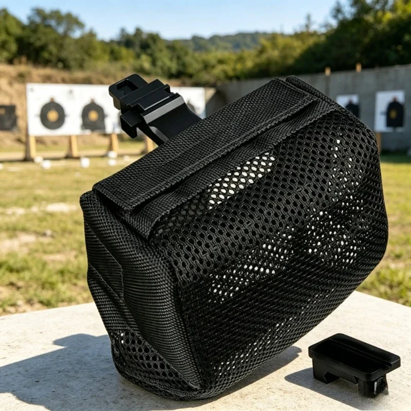 

Tactical Nylon Mesh Shell Catcher Quick Release Detachable Heat Resistant Cartridge Bag