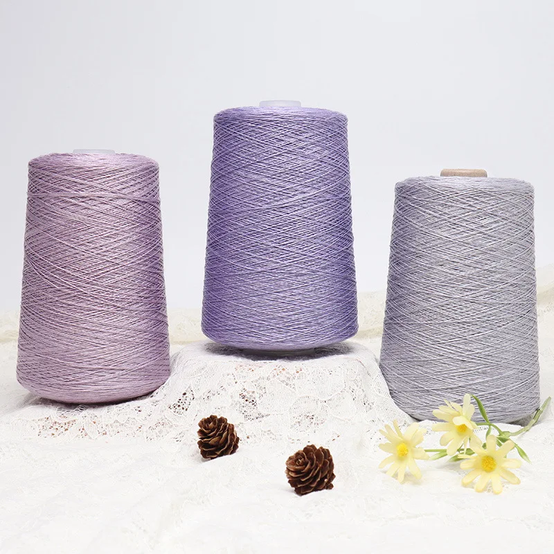 

500g Mulberry Silk Lyocell Silk Yarn Summer Crochet Thread DIY Handwork Woven Summertime Sunscreen Clothing/cape Raw Materials