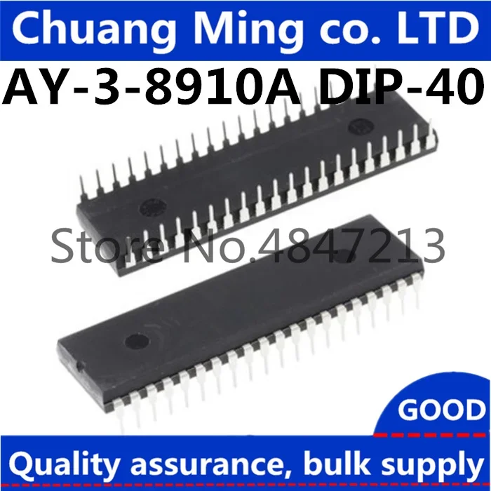 Free Shipping 50pcs/lots AY-3-8910 AY-3-8910A AY38910A/P DIP-40 In Stock