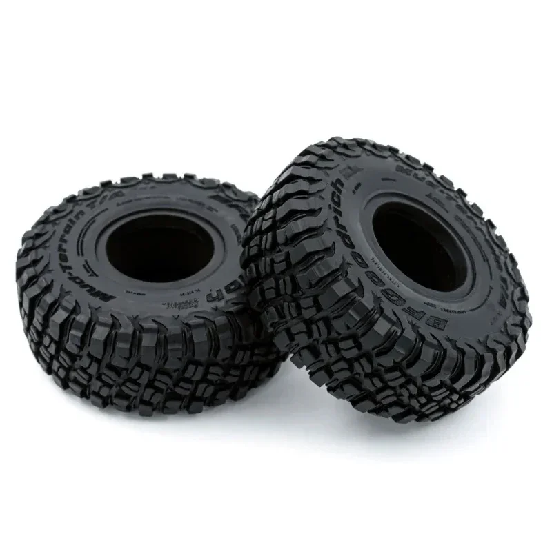 RC Car 1.9 Inch 117mm Rubber Tire Rock Crawler Tyre For RC Car TRX4 TRX6 SCX10 D90 TK300 CC01 YIKONG 4102 4103 4082