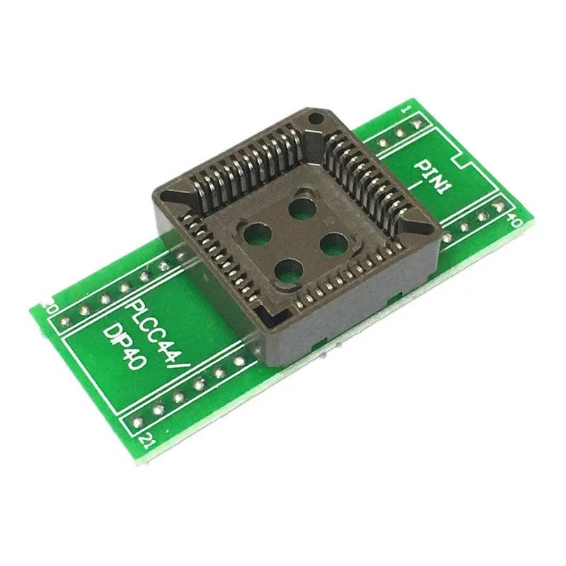 PLCC44 to DIP40 IC Test Socket Adapter Programming Converter Socket 2Pcs for Arduino