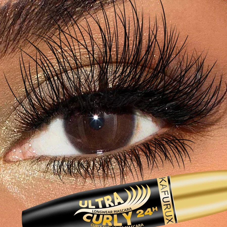 Mascara impermeabile nero 5D allunga l'estensione delle ciglia mascara in fibra di seta trucco coreano cosmetico per le donne regali addensare