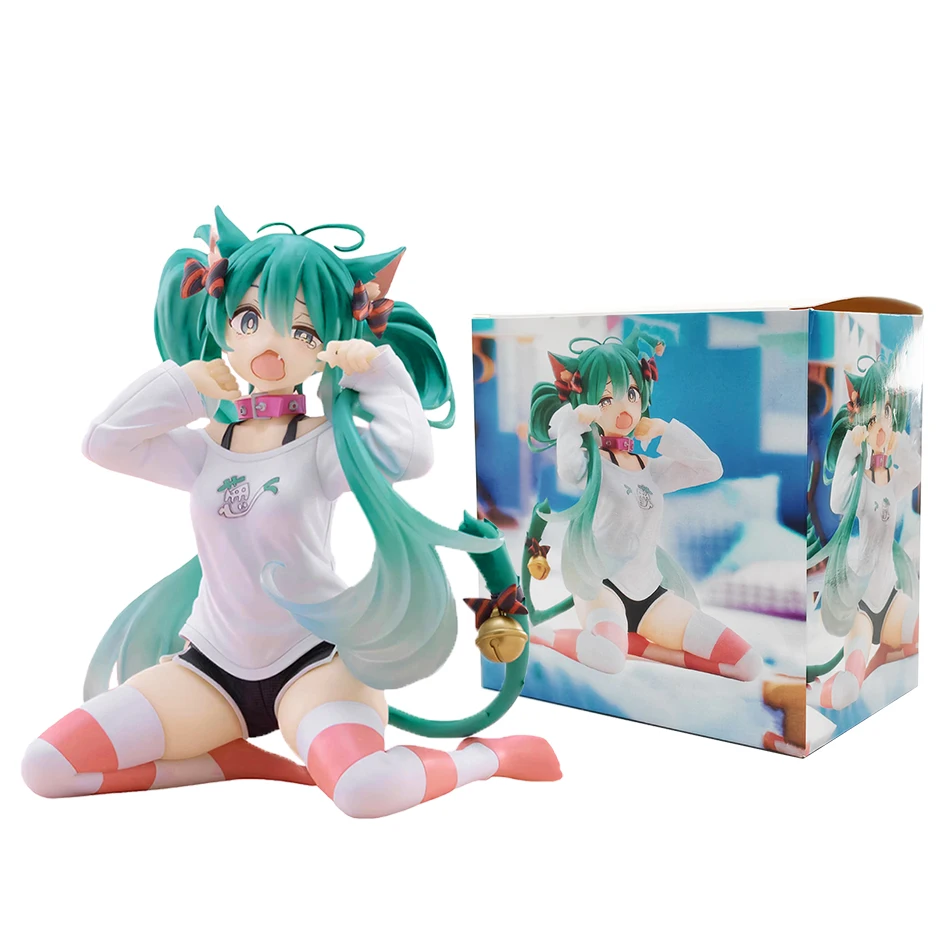 Anime Hatsune Miku doll model cartoon cute Kawaii Toys decoration suitable for car dashboard decoration cute holiday gift image 5