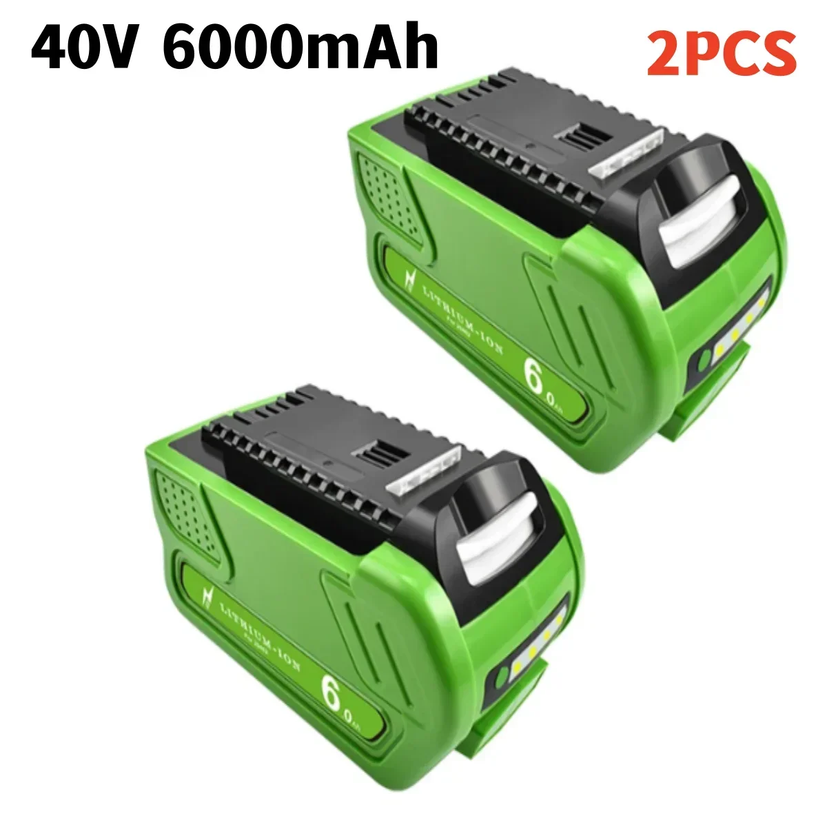 40v 6.0/8.0Ah Battery For Greenworks 29462 29472 29282 G-MAX GMAX Lawn Mower Power Tools Li-ion Rechargeable Battery