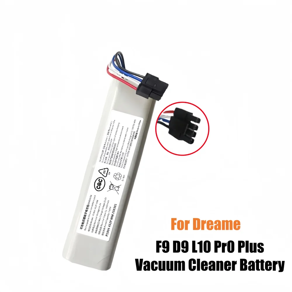 14.4V Replacement Battery 4S2P-MMBK P2150-4S2P-XWDLS for Xiaomi Mijia Vacuum Cleaner Dreame S10 D9 F9 L10Pro L10Plus