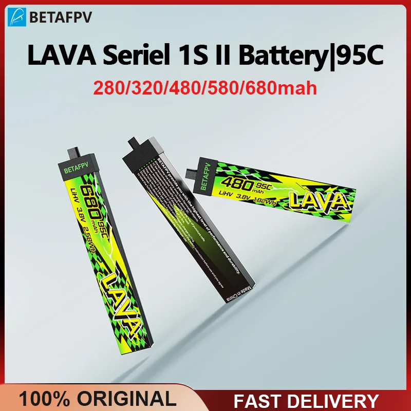 BETAFPV LAVA II 1S Battery For Air65/75 Meteor65/75 Pro Whoop Drones