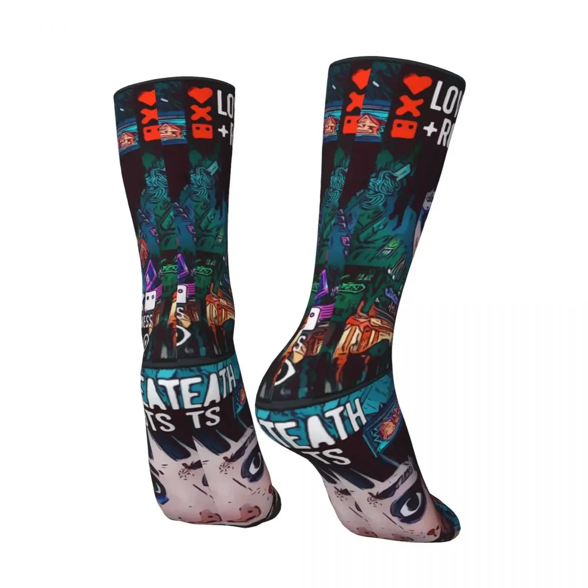 Love Death & Robots - The Witness Men's Socks Vintage Harajuku Love, Death & Robots Hip Hop Novelty Crew Sock official-website