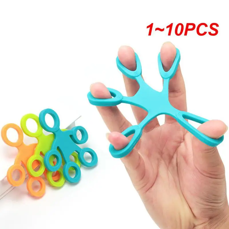 

1~10PCS Hand Puller Finger Resistance Bands Exercisers Stretcher Rehabilitation Training Pull Ring Hand Expander Grip 3 Levels 7