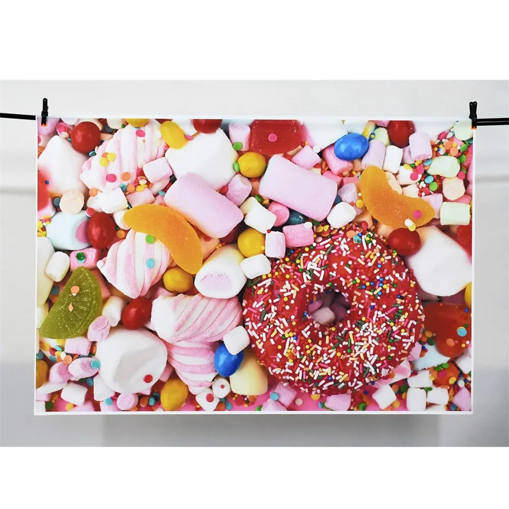 Candyland Board Wall Birthday Backdrop Photography Decoration Custom Children Candy Bar Lollipops Party Studio Photo Background