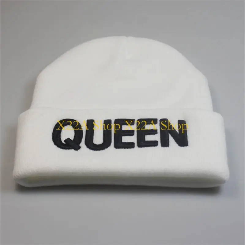 

Unique King Queen Hat For Couples Ski Beanie Hat Couple Hat Winter Knit Hat Ski Hat Bonnet Skull Hat Skullies Beanie Skull Hat