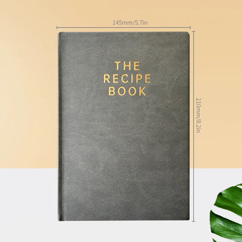 2026 Luxuriöses Leder-Rezeptbuch A5 Hardcover Rezept-Journal - Premium Leder-Notizbuch für Küchennotizen & Mahlzeitenplanung – Detail 15