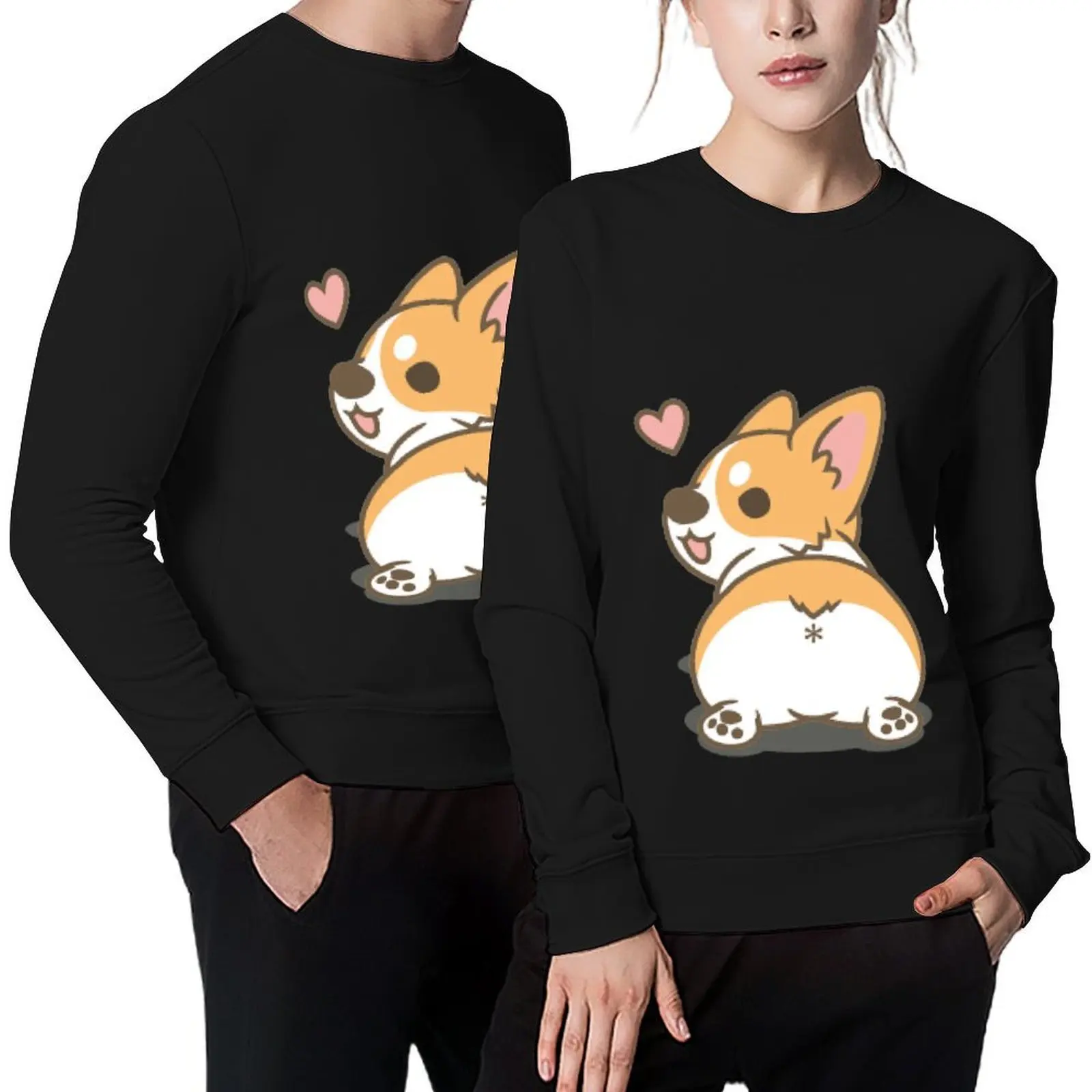 

Corgi butt Pullover men wear autumn jacket men korean style clothes tracksuit men aesthetic sweatshirts