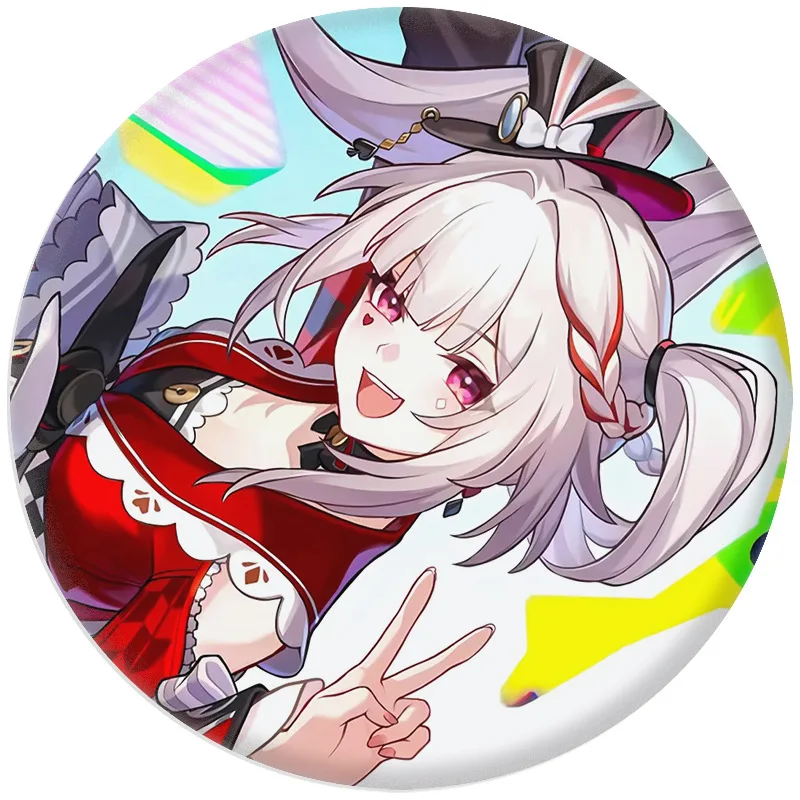 Game Planarcadia Button Pins Cartoon Characters Blade Feiying Ashveil Xuzhao Tinplate Brooch Badge Costumes Cosplay Decor Props