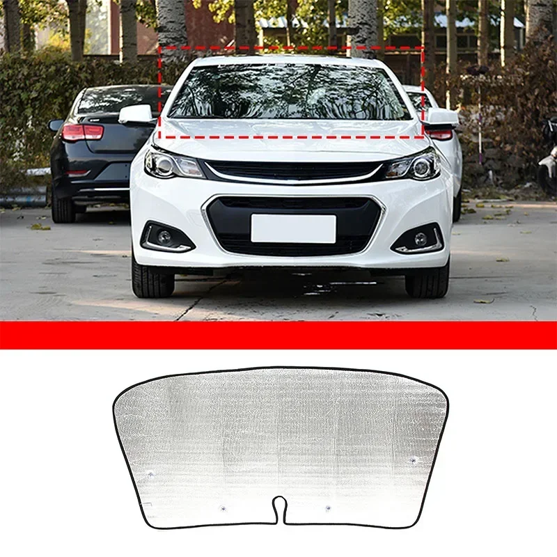 

For Chevrolet Malibu 2012-2018 Aluminum Foil Car Styling Car Front Windshield Anti-UV Sunshade Car Protection Accessories