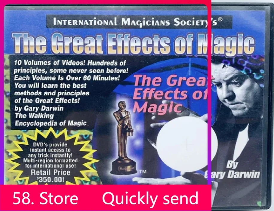 Neu 2025 Gary Darwin – Die großen Effekte der magischen Bände. 1-10 (Download für perfekte Dateien im DVD-Format) – Zaubertricks (Download)