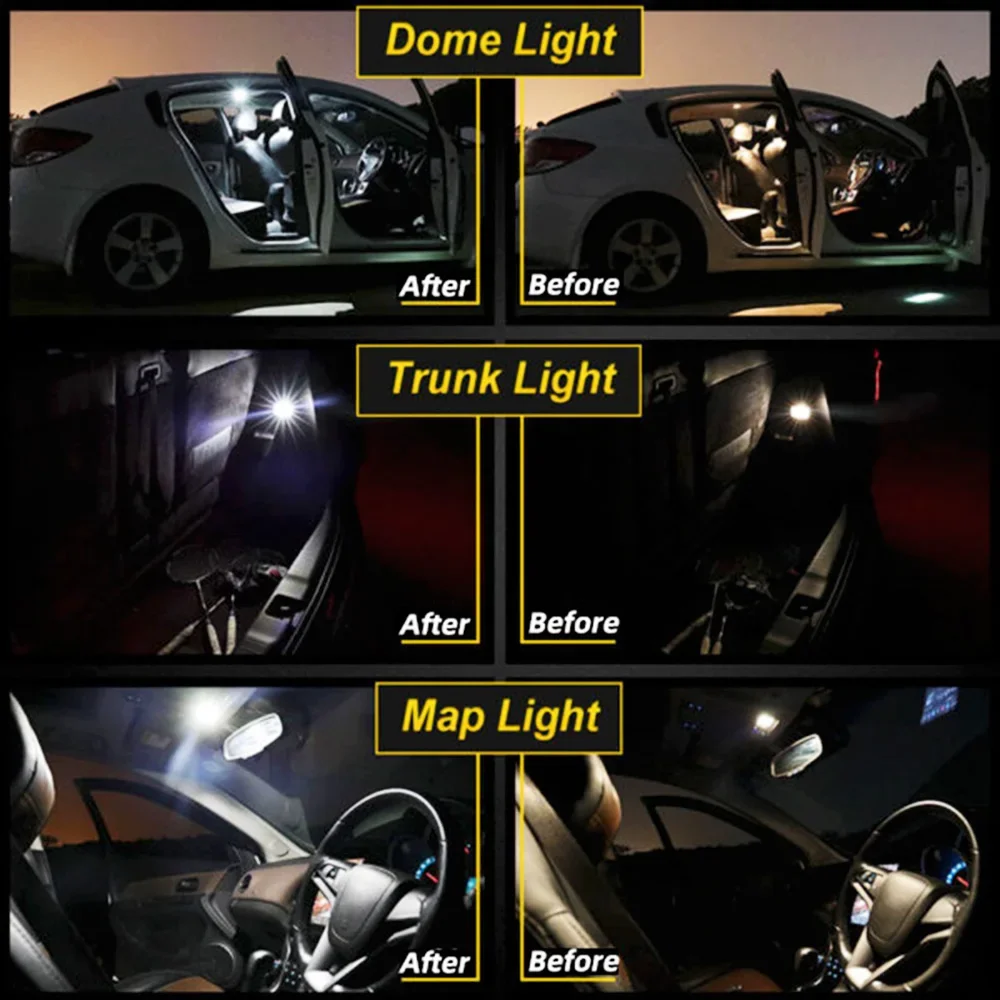 For Mazda 2 Demio DY DE DJ DL 2002-2017 2018 2019 2020 2021 Sedan Hatch Led Interior Light Kit Dome Map Trunk LED Bulbs Canbus