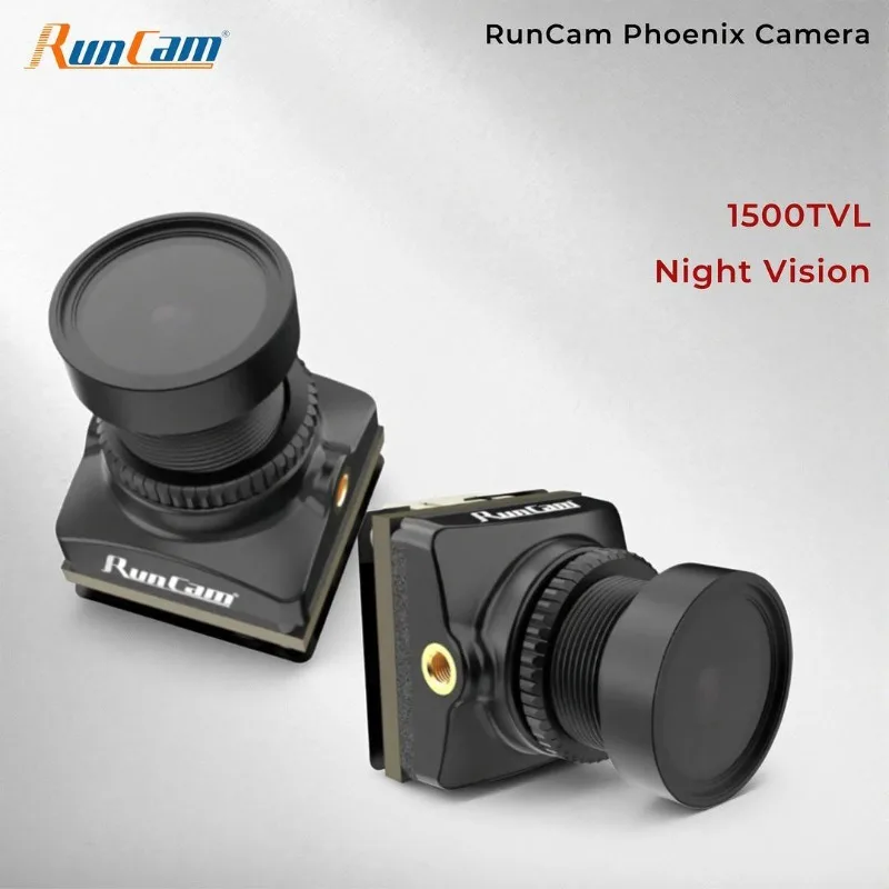 

RunCam Phoenix 2 Pro 1500TVL FPV Camera - Night Vision with Ultra-Low Light Clarity 850nm