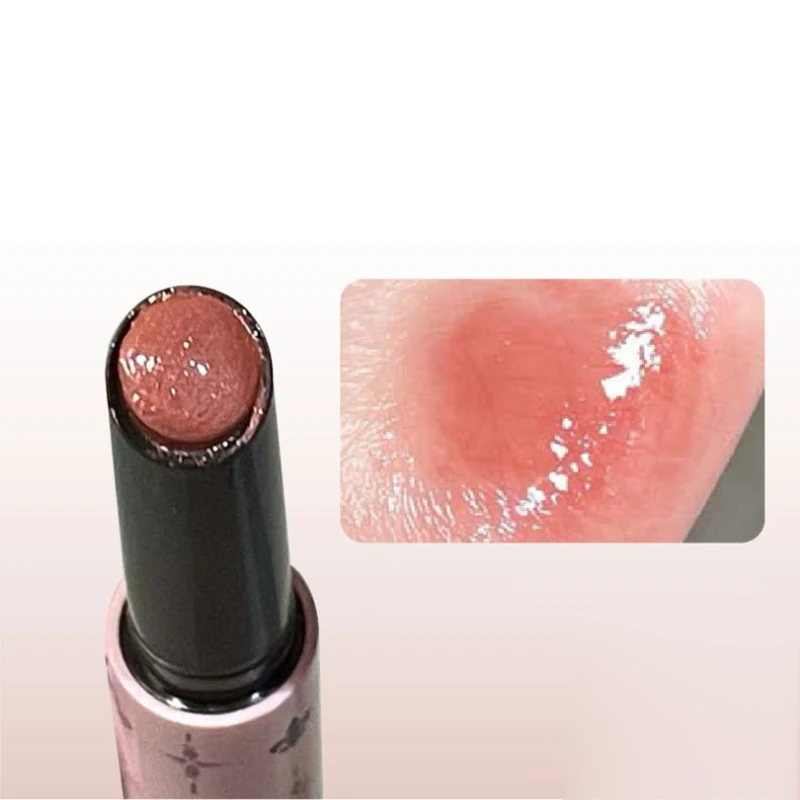 Lápiz Labial Brillante HERORANGE, Hidratante, con Efecto Espejo, Brillo Labial Sólido con Efecto Acuoso, Formador de Película, Brillo Labial de Larga Duración