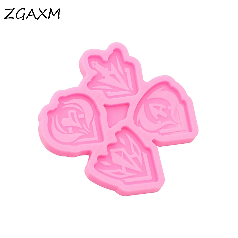 LM 617 Genshin impact Silicone Mold ice cream Cake Chocolate Mold Shiny DIY Polymer Clay Epoxy Resin Jewellery Silicone Mold