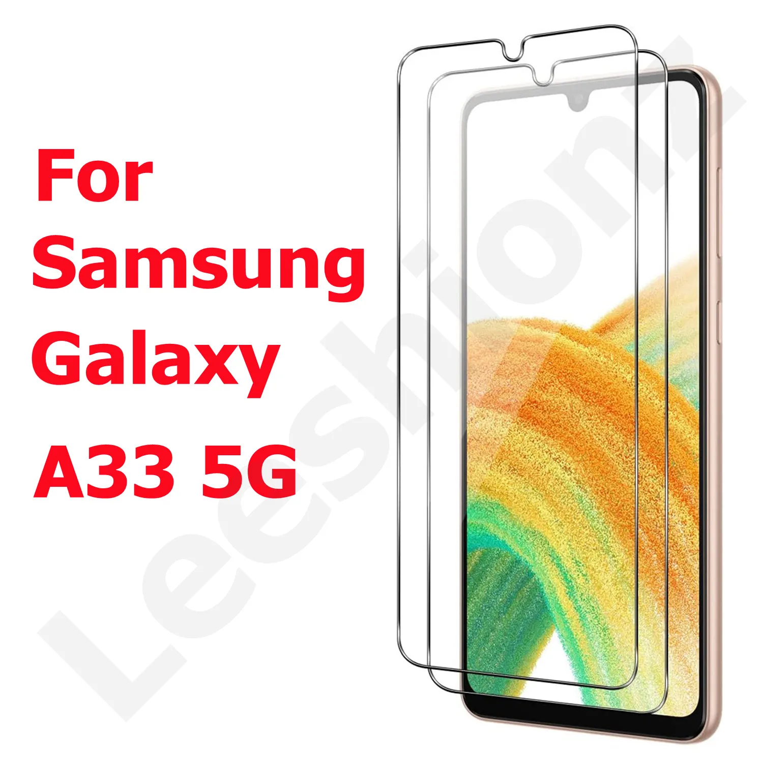

For Samsung Galaxy A33 tempered Glass protective film, scratch resistant and bubble free, 9H hardness
