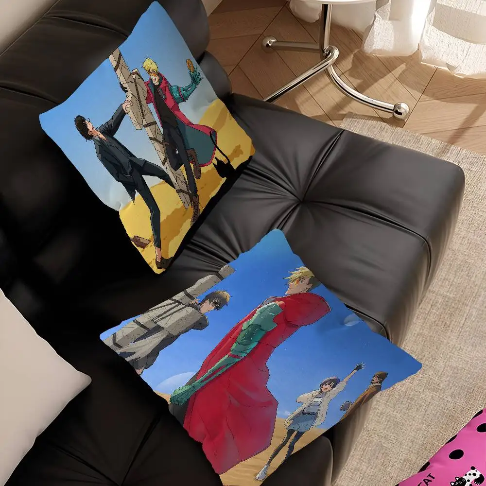 T-Trigun S-Stampede E-sports Pillow Cover for Bedroom Room and Living Room Sofa Decorative Cushion Cover