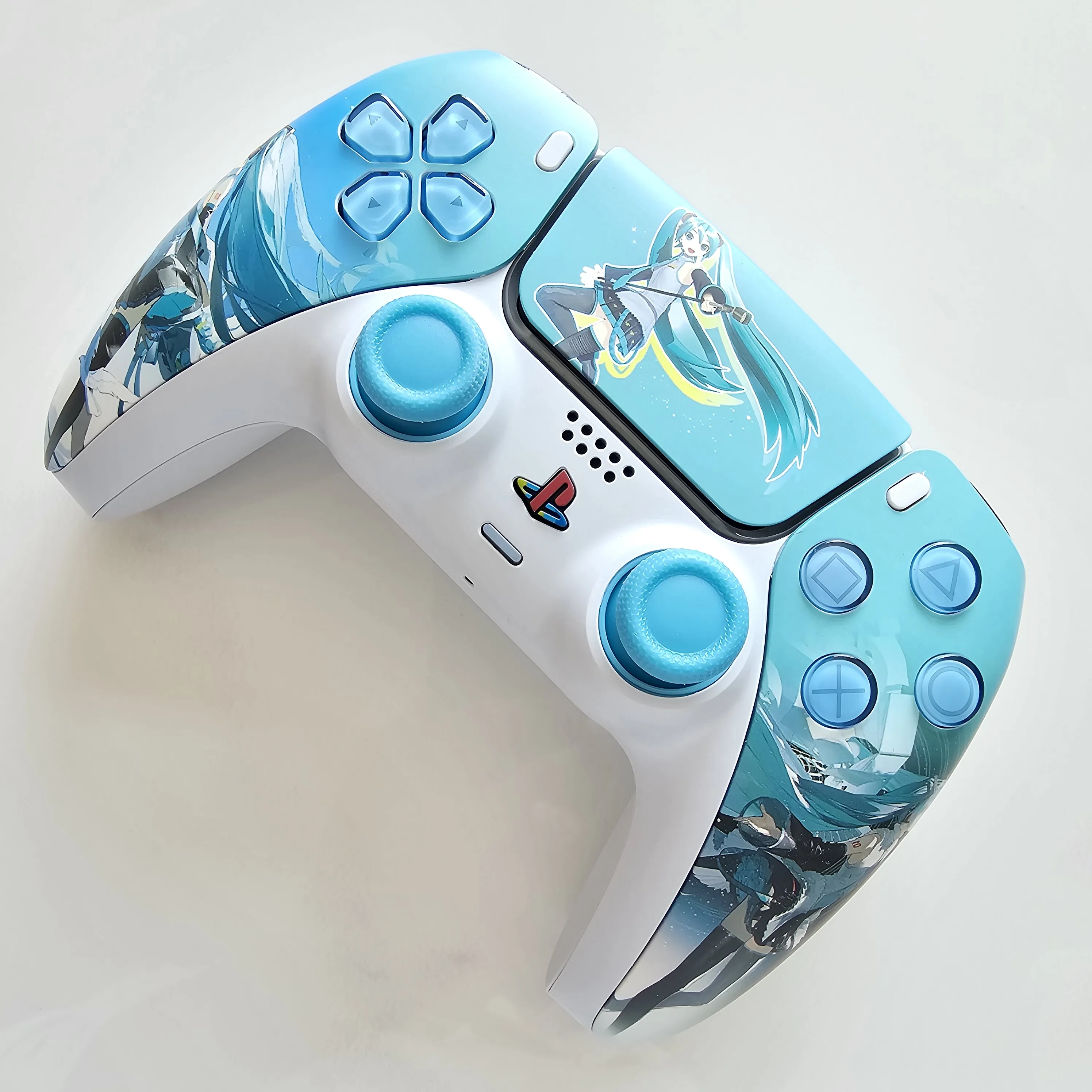 Sony Ps5 Game Console Handle Original Custom Modified Ps5 Original Handle Ps5 Wireless Controller: Hatsune Miku