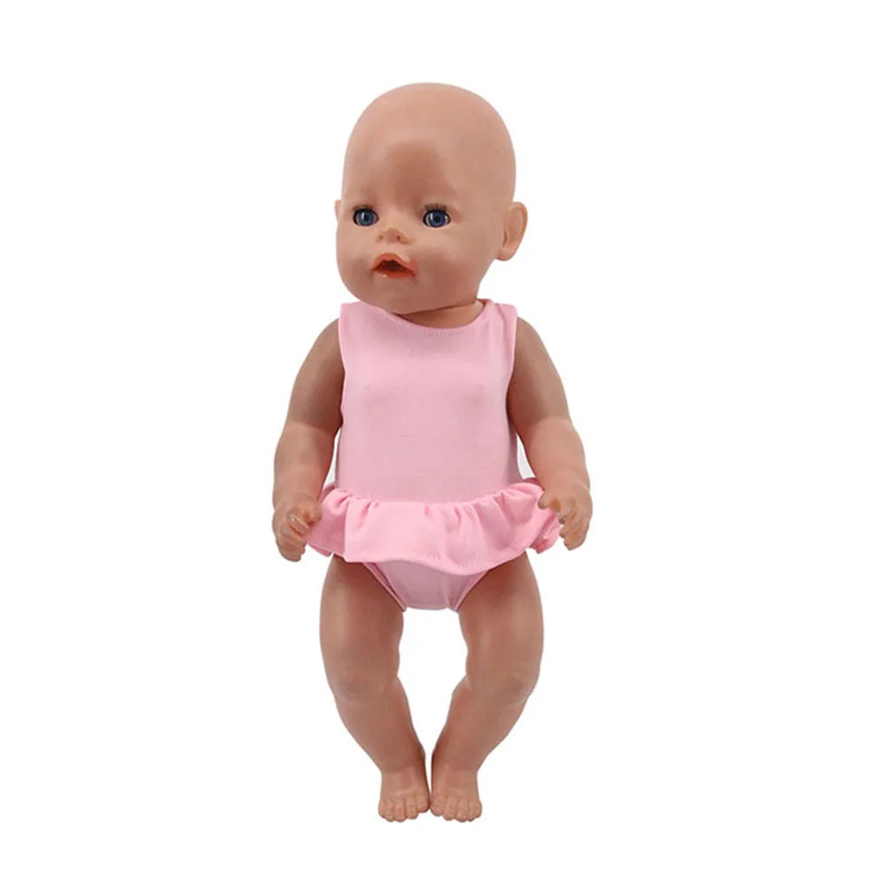 Kawaii Doll Clothes,Swimsuit,Skin-Tight Garment,Gymnastics Clothes For 18 Inch American&43 Cm Baby Generation DIY Toy Gift