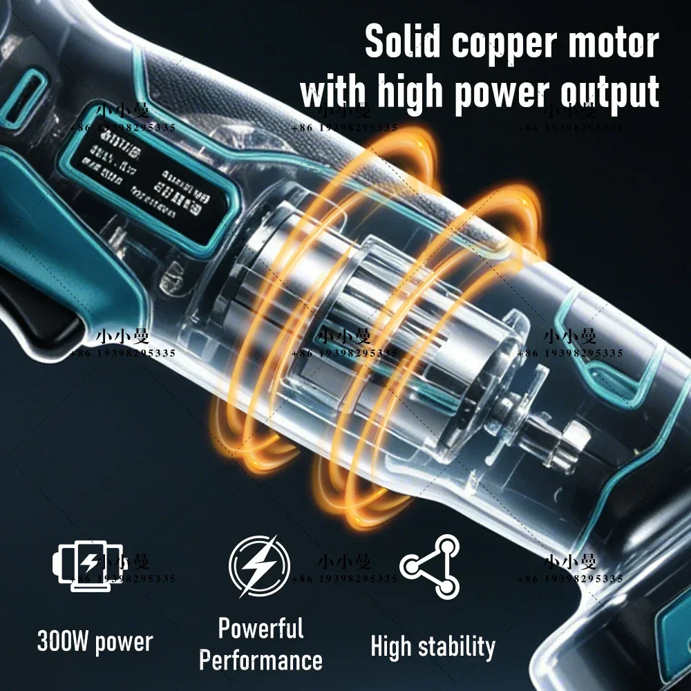 TUNGFULL Cordless Auto Hammer Palm Nailer Electric Nail Hammer 19000 RPM Rechargeable Handheld Power Tool For Makita No Battery