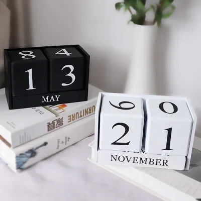 

Nordic Simple Creative Calendar Living Room Decoration Home Decoration Perpetual Calendar Furniture Clothing Store Props